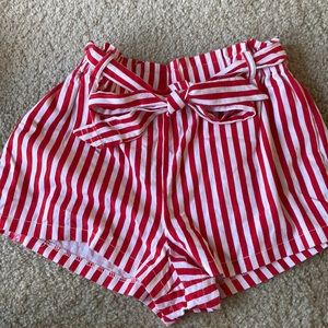 Cali 1850 Red Stripe Shorts